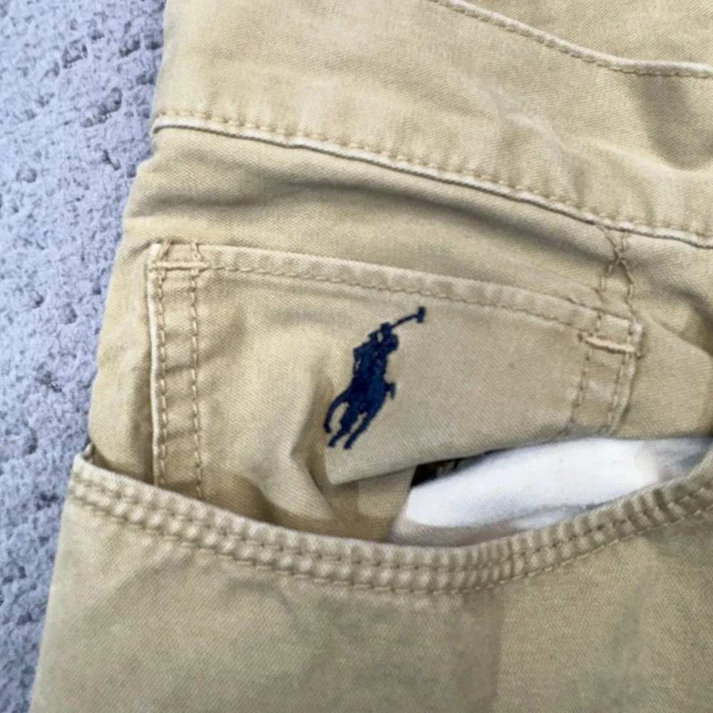 Polo Ralph Lauren Pants Mens 32x26 Mens Khaki Chinos 5 Pocket Preppy Straight